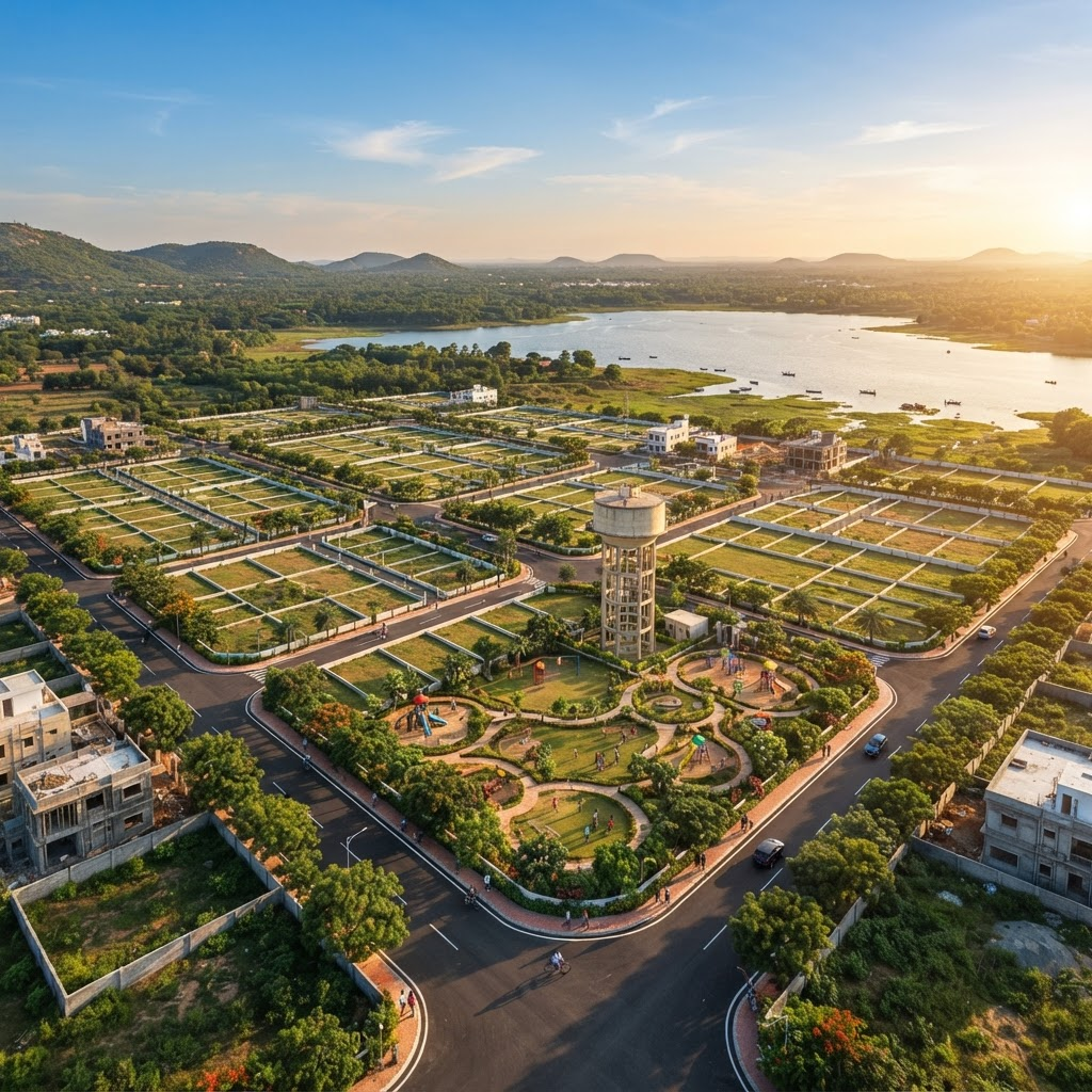 Sreevari Nagar Sagguru — CRDA Approved Residential Layout