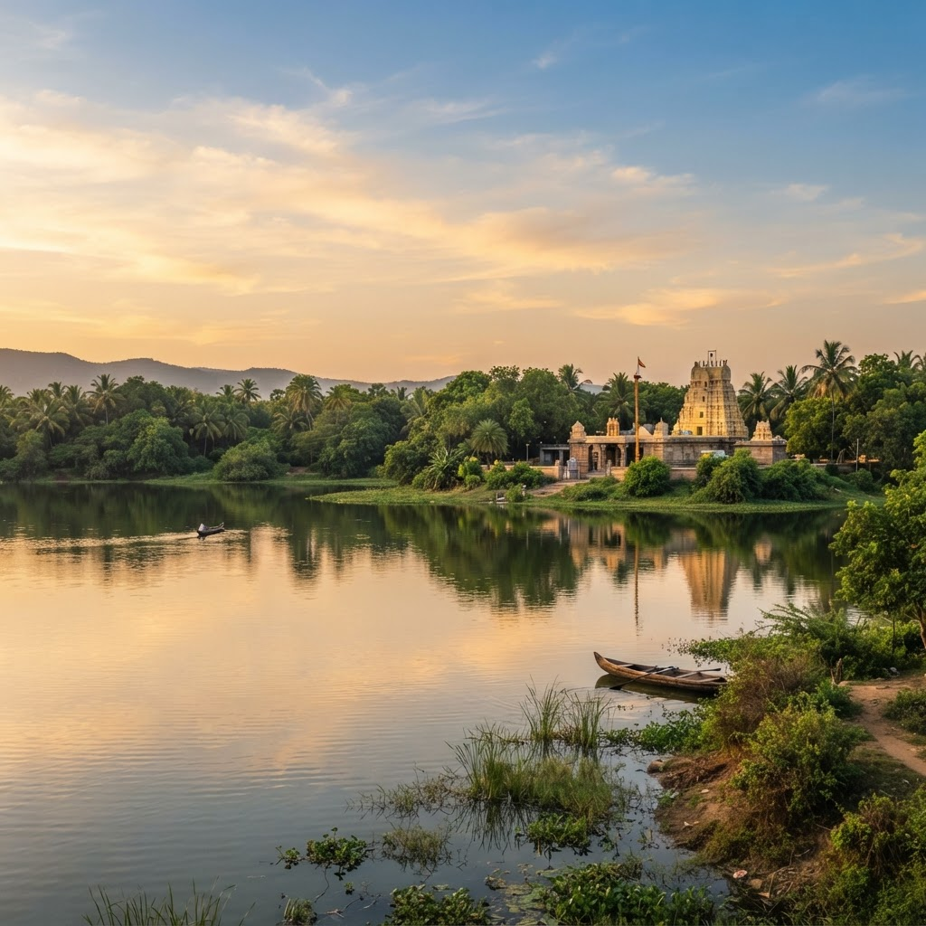 Brahmalingayya Cheruvu lake near Sreevari Nagar